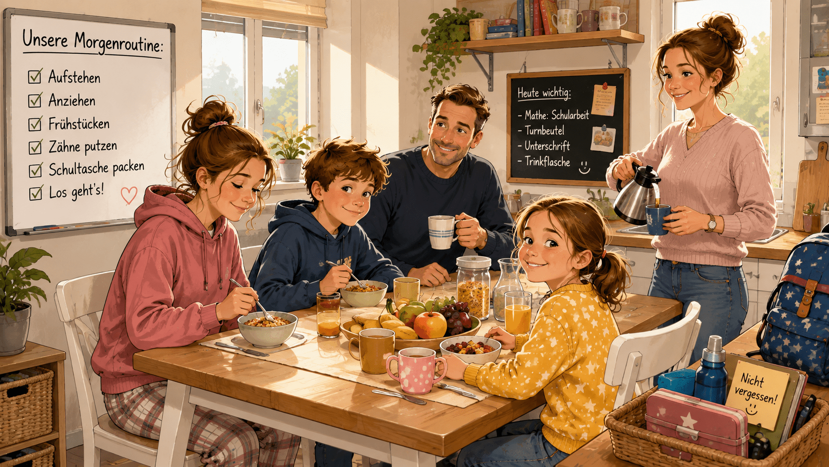 Schulstress bei Kindern? Unsere freuen sich auf Prüfungen