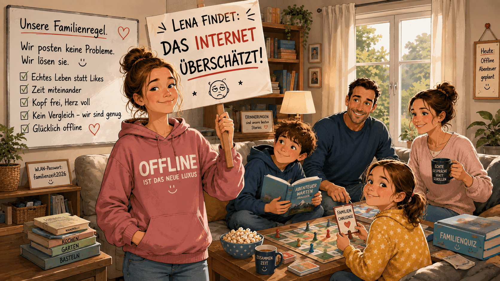 Social Media unter 14? Lena findet das Internet überschätzt